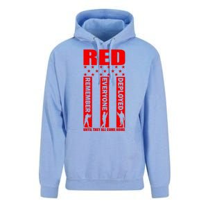 Red Friday Until They All Come Home Unisex Surf Hoodie