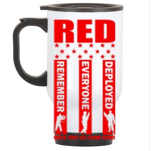 Red Friday Until They All Come Home Stainless Steel Travel Mug