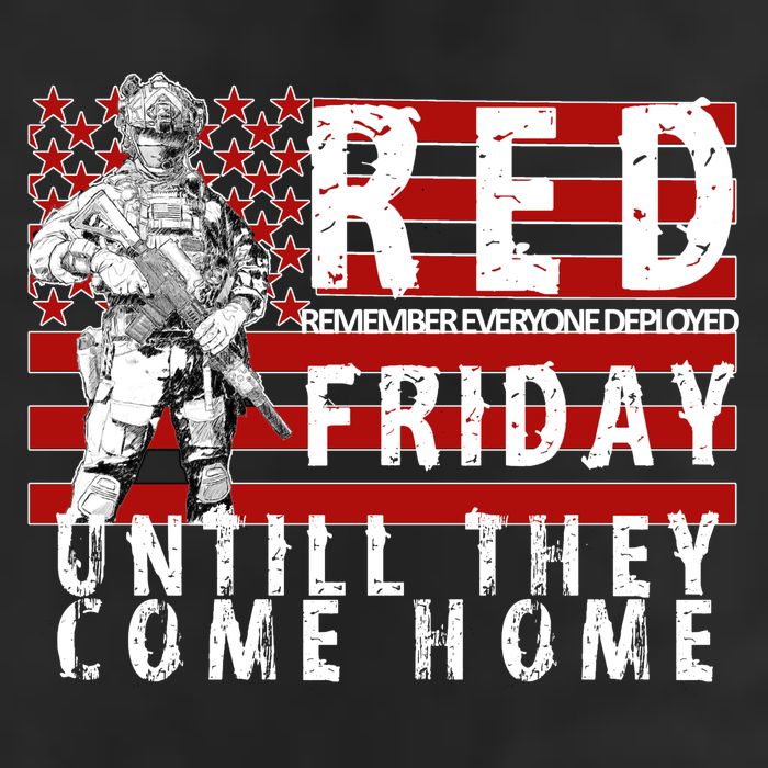 Red Friday Until They All Come Home Support Our Veterans Cool Comfort Performance Bucket Hat