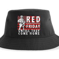 Red Friday Until They All Come Home Support Our Veterans Sustainable Bucket Hat
