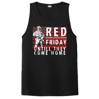 Red Friday Until They All Come Home Support Our Veterans PosiCharge Competitor Tank