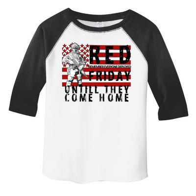 Red Friday Until They All Come Home Support Our Veterans Toddler Fine Jersey T-Shirt