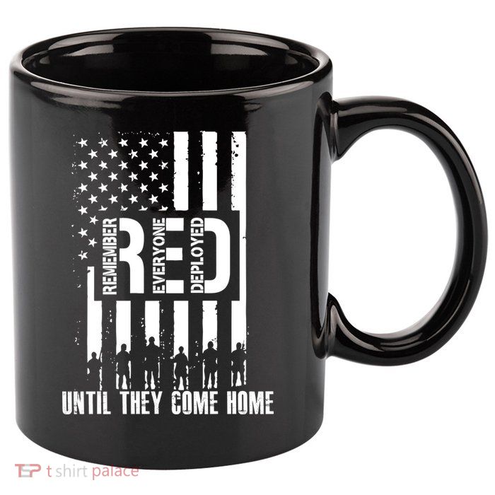 Red Friday Until They Come Home 11oz C Handle Ceramic Mug