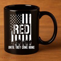 Red Friday Until They Come Home 11oz C Handle Ceramic Mug