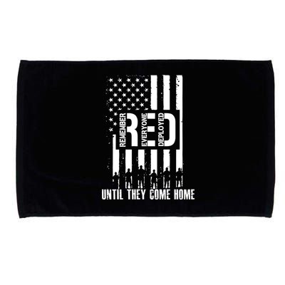 Red Friday Until They Come Home Microfiber Hand Towel