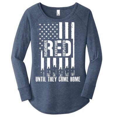 Red Friday Until They Come Home Women's Perfect Tri Tunic Long Sleeve Shirt