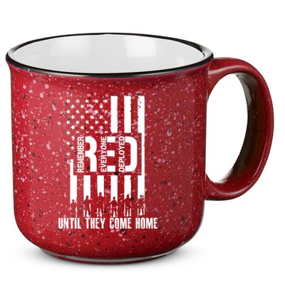 Red Friday Until They Come Home 15oz Campfire Ceramic Mug
