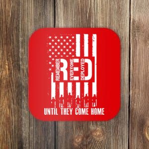 Red Friday Until They Come Home Coaster