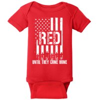 Red Friday Until They Come Home Baby Bodysuit