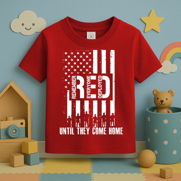 Red Friday Until They Come Home Toddler T-Shirt