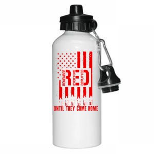 Red Friday Until They Come Home Aluminum Water Bottle