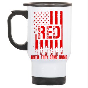 Red Friday Until They Come Home Stainless Steel Travel Mug