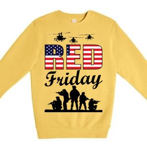 Red Friday Veterans Tribute Premium Crewneck Sweatshirt