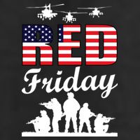 Red Friday Veterans Tribute 7 Panel Mesh Trucker Snapback Hat