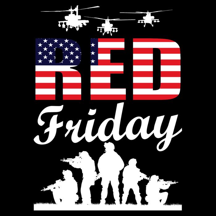 Red Friday Veterans Tribute Cooling Performance Crew T-Shirt
