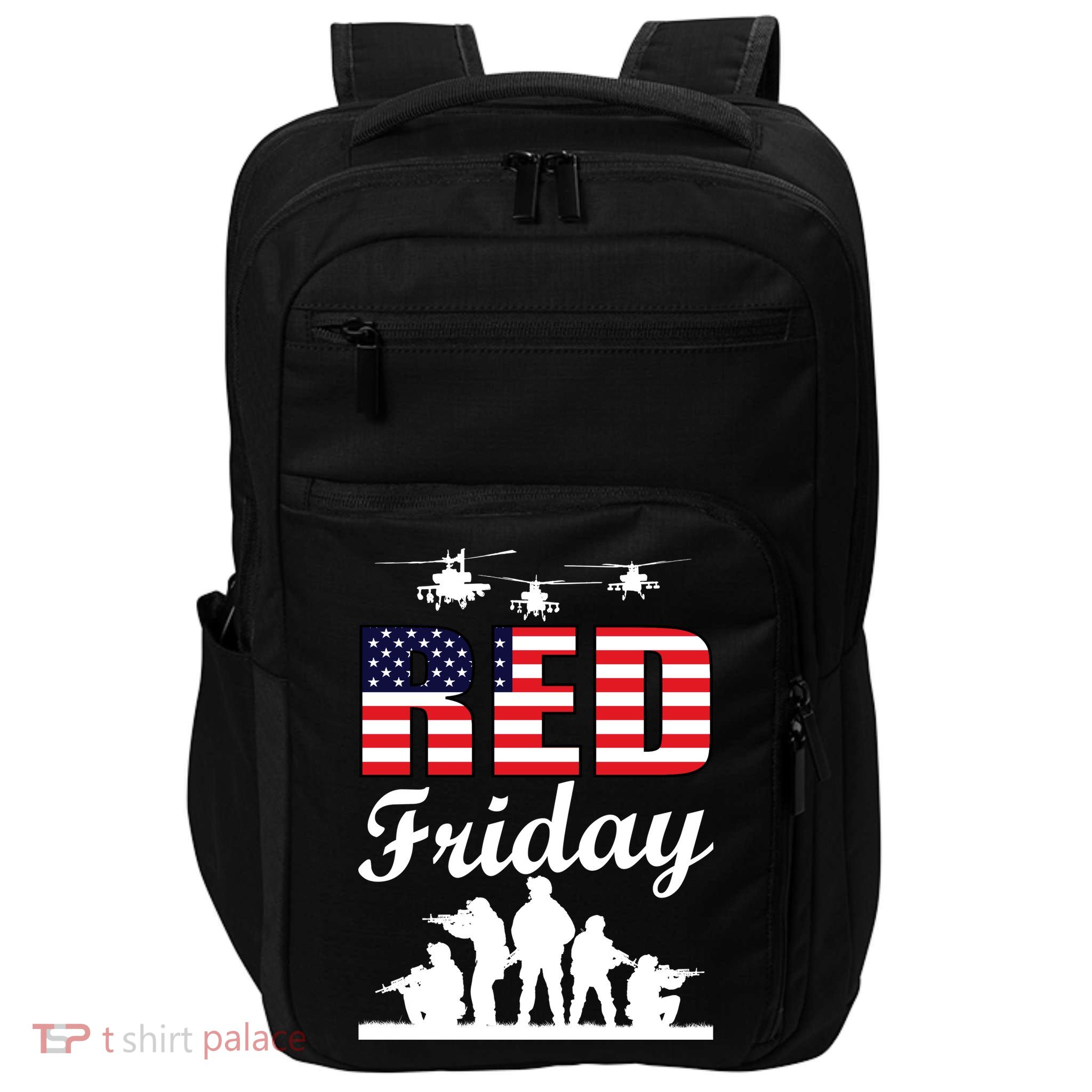 Red Friday Veterans Tribute Impact Tech Backpack