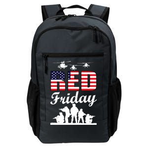 Red Friday Veterans Tribute Daily Commute Backpack