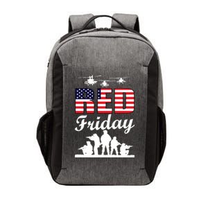 Red Friday Veterans Tribute Vector Backpack