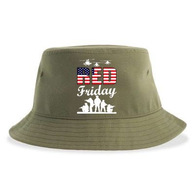 Red Friday Veterans Tribute Sustainable Bucket Hat