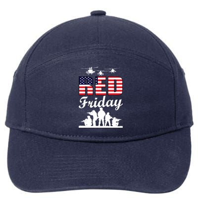 Red Friday Veterans Tribute 7-Panel Snapback Hat