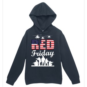 Red Friday Veterans Tribute Urban Pullover Hoodie