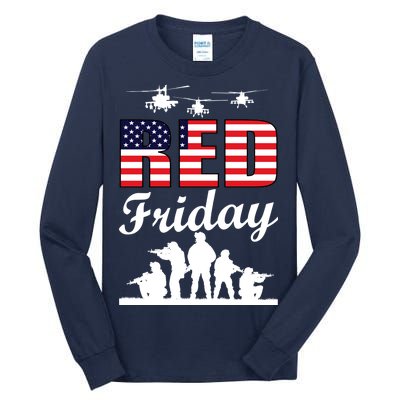 Red Friday Veterans Tribute Tall Long Sleeve T-Shirt