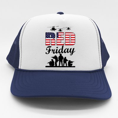 Red Friday Veterans Tribute Trucker Hat