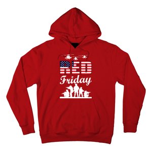 Red Friday Veterans Tribute Hoodie