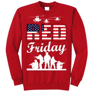 Red Friday Veterans Tribute Sweatshirt