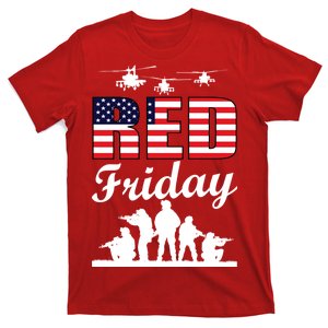 Red Friday Veterans Tribute T-Shirt