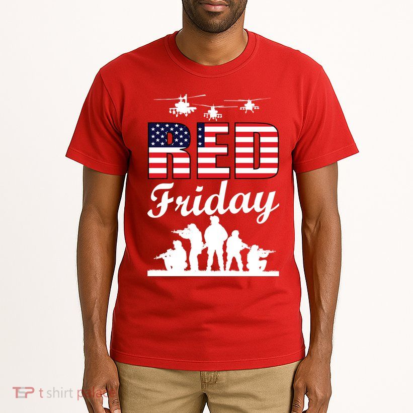Red Friday Veterans Tribute Tall T-Shirt