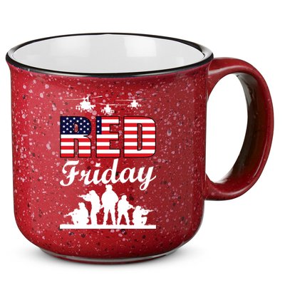 Red Friday Veterans Tribute 15oz Campfire Ceramic Mug