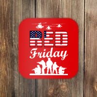 Red Friday Veterans Tribute Coaster