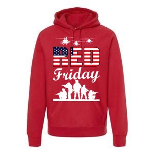 Red Friday Veterans Tribute Premium Hoodie