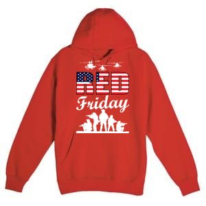 Red Friday Veterans Tribute Premium Pullover Hoodie