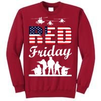 Red Friday Veterans Tribute Tall Sweatshirt