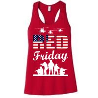 Red Friday Veterans Tribute Women's Racerback Tank