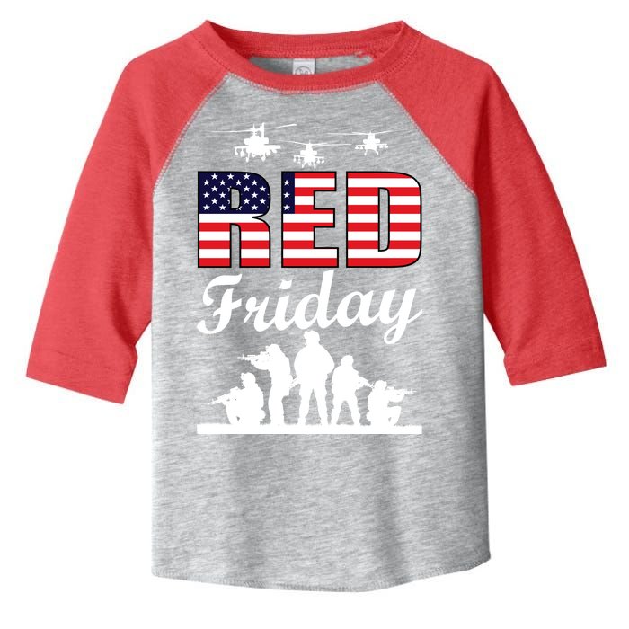 Red Friday Veterans Tribute Toddler Fine Jersey T-Shirt