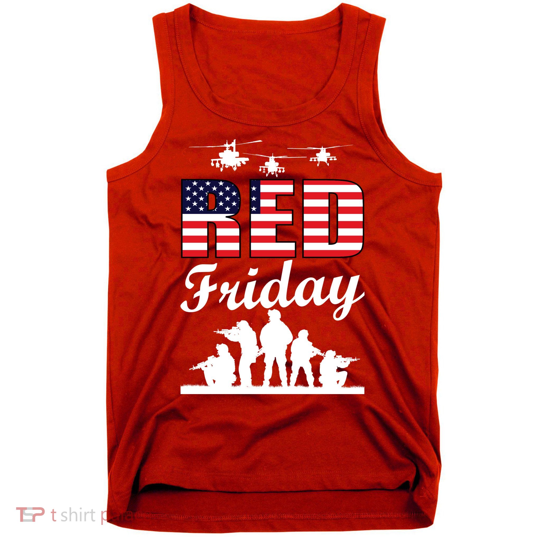 Red Friday Veterans Tribute Tank Top
