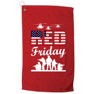 Red Friday Veterans Tribute Platinum Collection Golf Towel