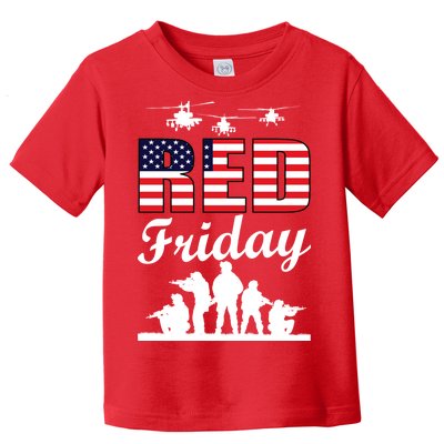 Red Friday Veterans Tribute Toddler T-Shirt