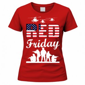 Red Friday Veterans Tribute Women's T-Shirt