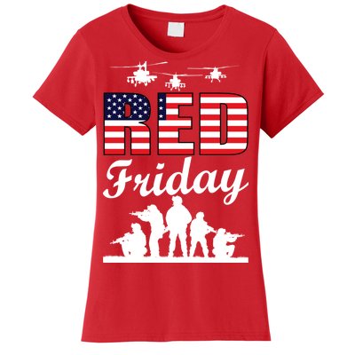 Red Friday Veterans Tribute Women's T-Shirt