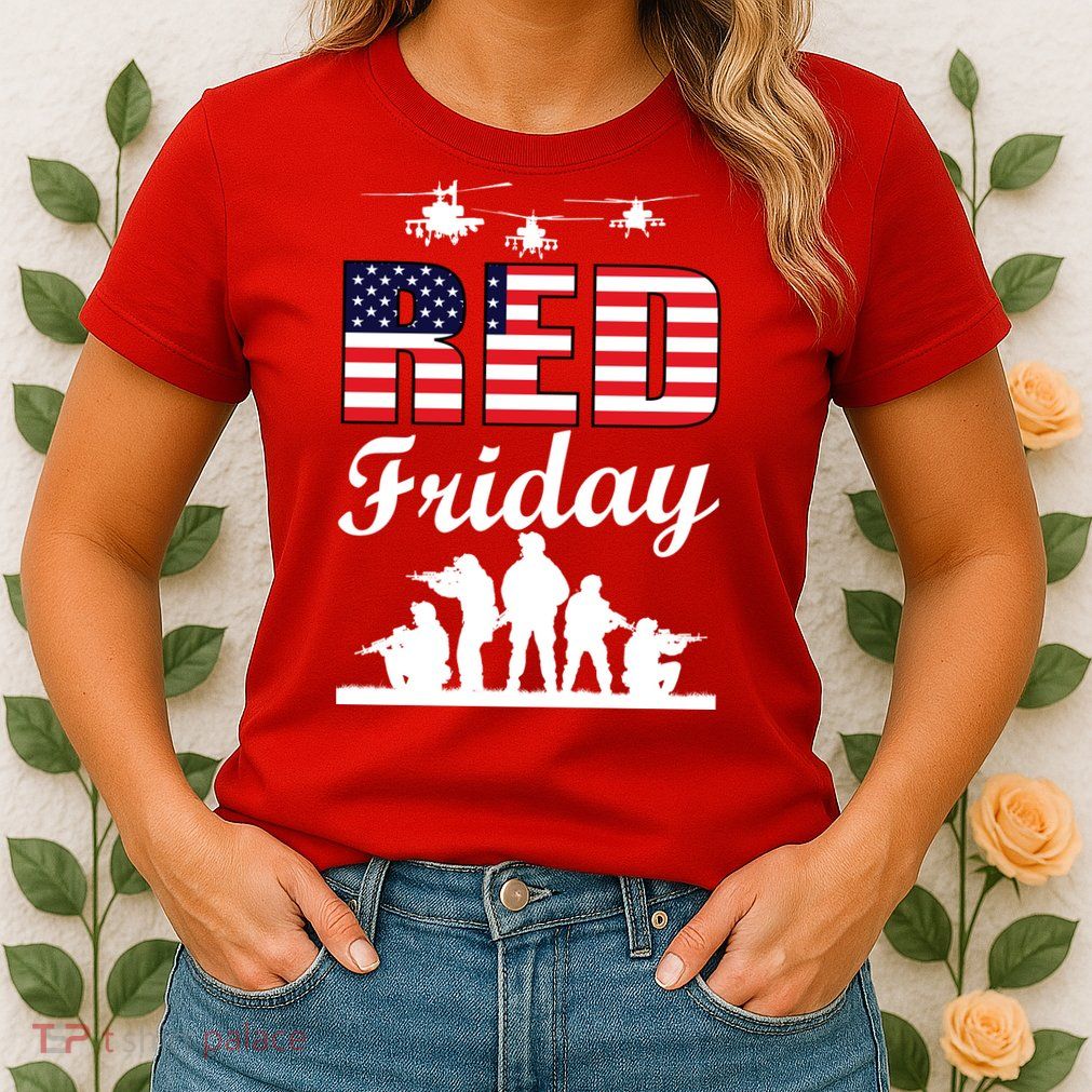 Red Friday Veterans Tribute Women's T-Shirt