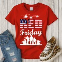 Red Friday Veterans Tribute Women's T-Shirt