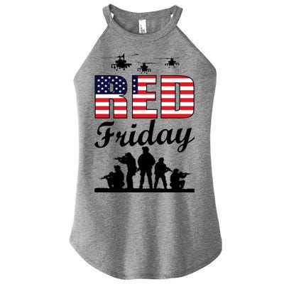 Red Friday Veterans Tribute Women's Perfect Tri Rocker Tank