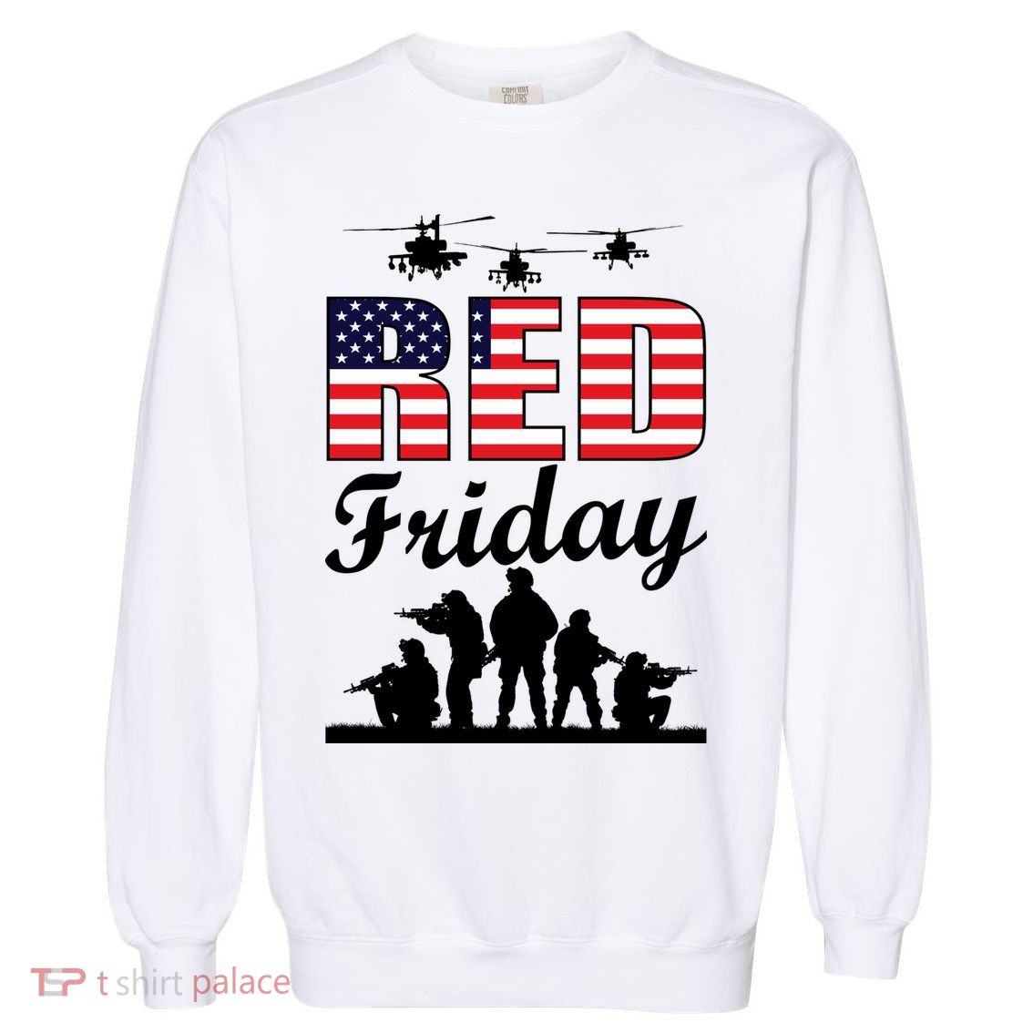 Red Friday Veterans Tribute Garment-Dyed Sweatshirt