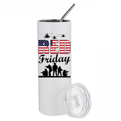 Red Friday Veterans Tribute Stainless Steel Tumbler