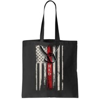 Red Friday Vintage American Flag Tote Bag