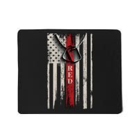 Red Friday Vintage American Flag Mousepad